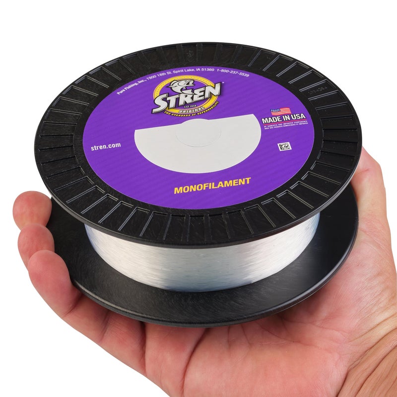 Stren Original Monofilament Fishing Line, Clear/Blue Fluorescent, 12lb | 5.4kg, Suitable for Freshwater Environments - Image 2